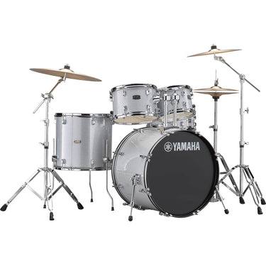 Bateria Acustica Yamaha Rydeen Rdp2f5slguset Silver Glitter 3 Platillos 3 Stands